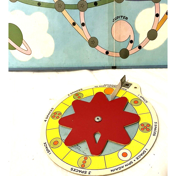 1957 RARE Game of Moon Tag Parker Brothers 1957 - Picture 5 of 10